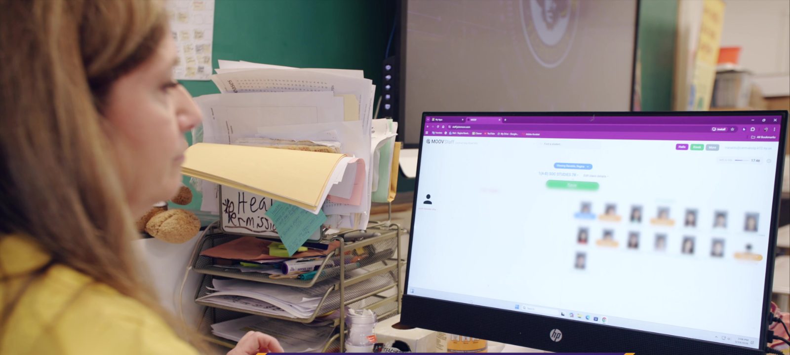 Front-office dashboard with real-time tap-ins
